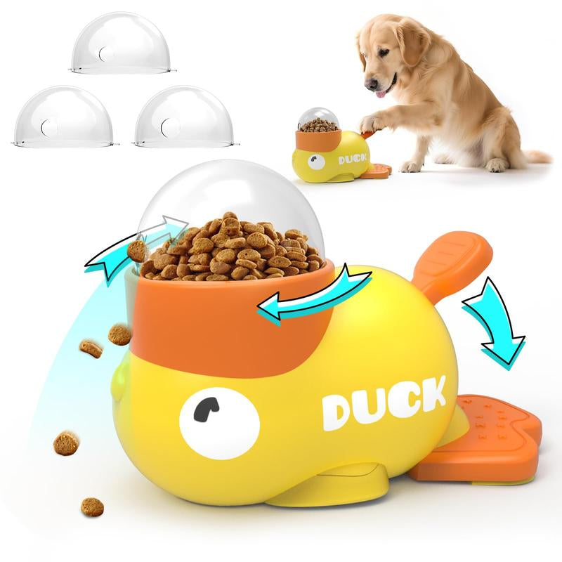 Txfny Interactive Dog Treat Dispenser, Puzzle Feeder Dog, Duck Pet Feeder for Healthy Eating, Interactive Treat Dispenser Toy for Dogs and Cats