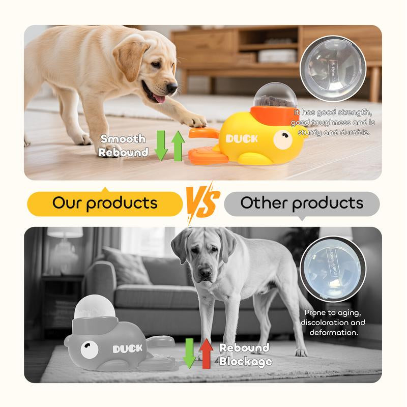Txfny Interactive Dog Treat Dispenser, Puzzle Feeder Dog, Duck Pet Feeder for Healthy Eating, Interactive Treat Dispenser Toy for Dogs and Cats