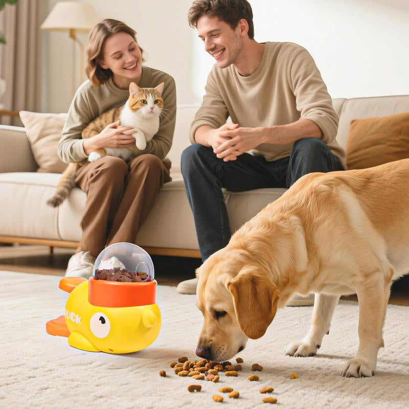 Txfny Interactive Dog Treat Dispenser, Puzzle Feeder Dog, Duck Pet Feeder for Healthy Eating, Interactive Treat Dispenser Toy for Dogs and Cats