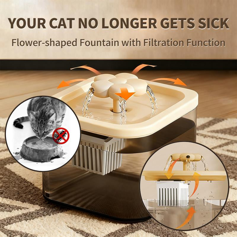 Gift for Pets, Automatic Cat Feeder and Water Dispenser, Feeder Cat Cat Feeding Feeder Tilted Anti-Slip Pet Bowl with Cat Ear Design Cat Spoon Girl Cat Foldable Interactive Kitten Scratch Ring Girl Cat Toy Cat Food Spoon Cat Amazing Toy