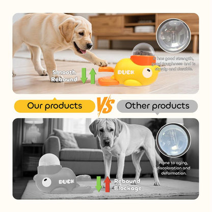 Txfny Interactive Dog Treat Dispenser, Puzzle Feeder Dog, Duck Pet Feeder for Healthy Eating, Interactive Treat Dispenser Toy for Dogs and Cats
