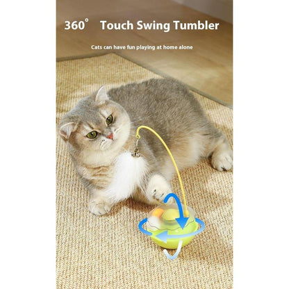 Interactive 3-In-1 Cat Toy / Non-Fall Toy Ball / Interactive Toys with Catnip