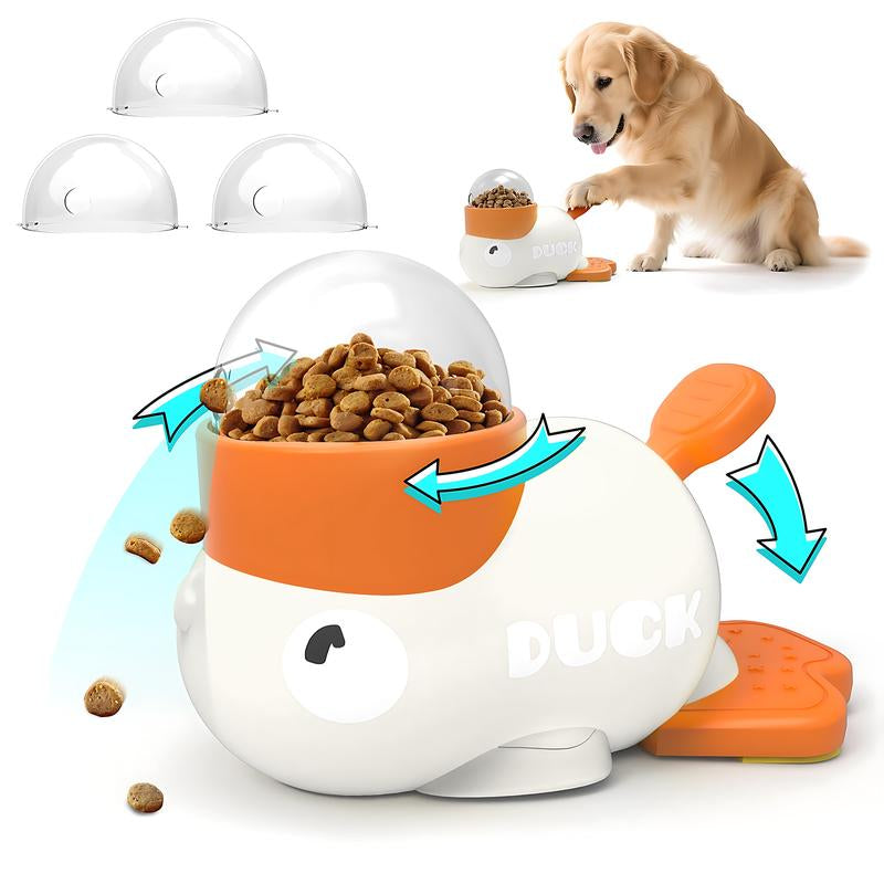Txfny Interactive Dog Treat Dispenser, Puzzle Feeder Dog, Duck Pet Feeder for Healthy Eating, Interactive Treat Dispenser Toy for Dogs and Cats